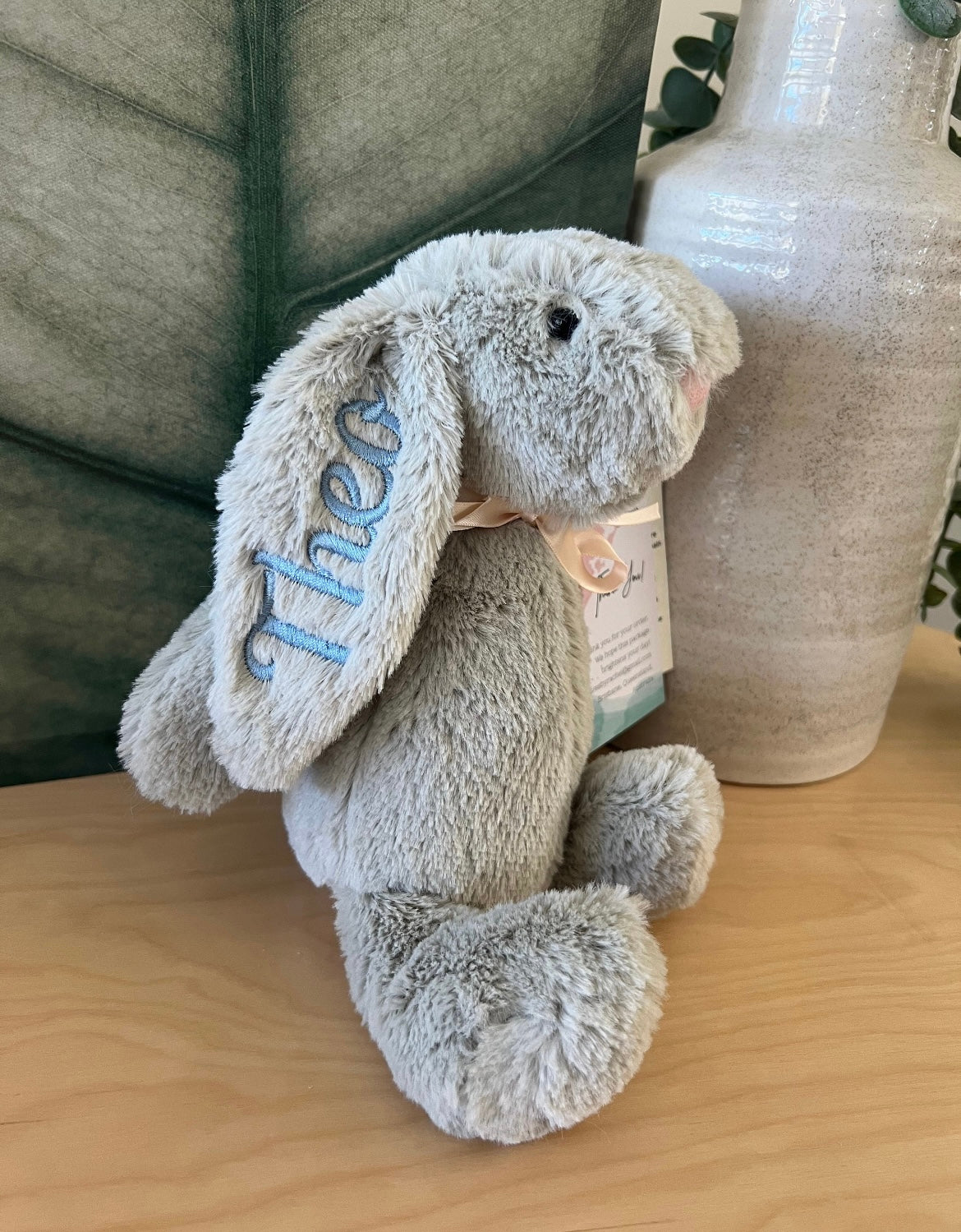 Plush Bunny Rabbit embroidered Bunny