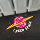 I Need Space embroidered Crewneck