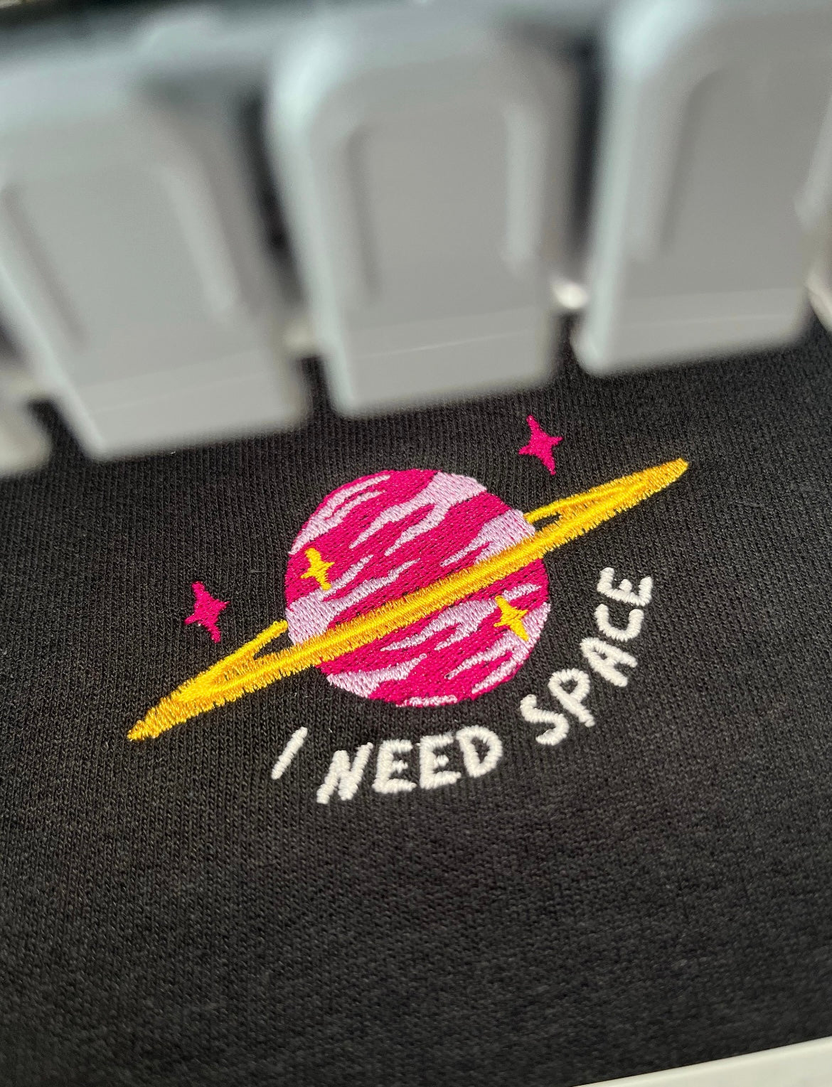 I Need Space embroidered Crewneck