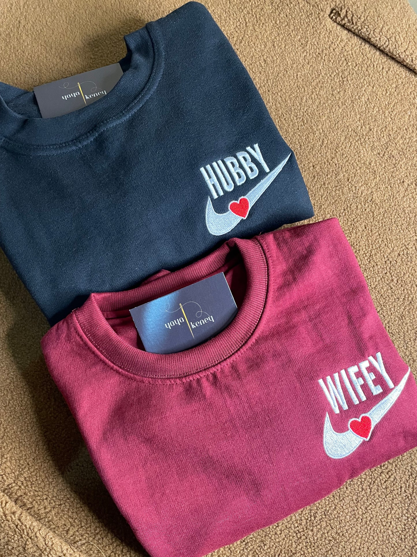 WIFEY x HUBBY Custom Crewneck