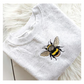 Bee Embroidery Crew neck