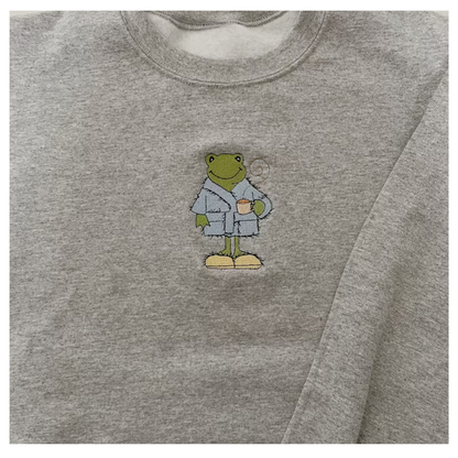 Frog on Robe Crew neck