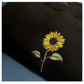 Pretty Sunflower embroidered Crew neck