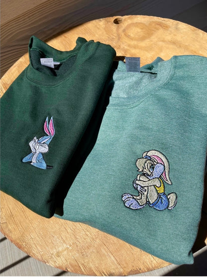 Embroidered Bunny X Lola crewneck