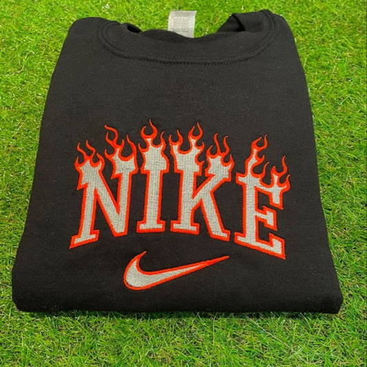 Vintage Nike Flames Crewneck