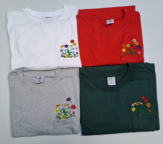 Pocket Sized floral T-shirt