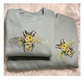 Floral Bee Crew neck