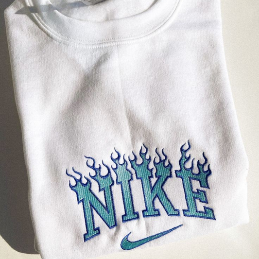 Vintage Nike Flames Crewneck