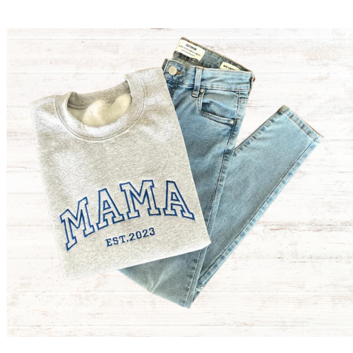 Varsity MAMA Crew Neck