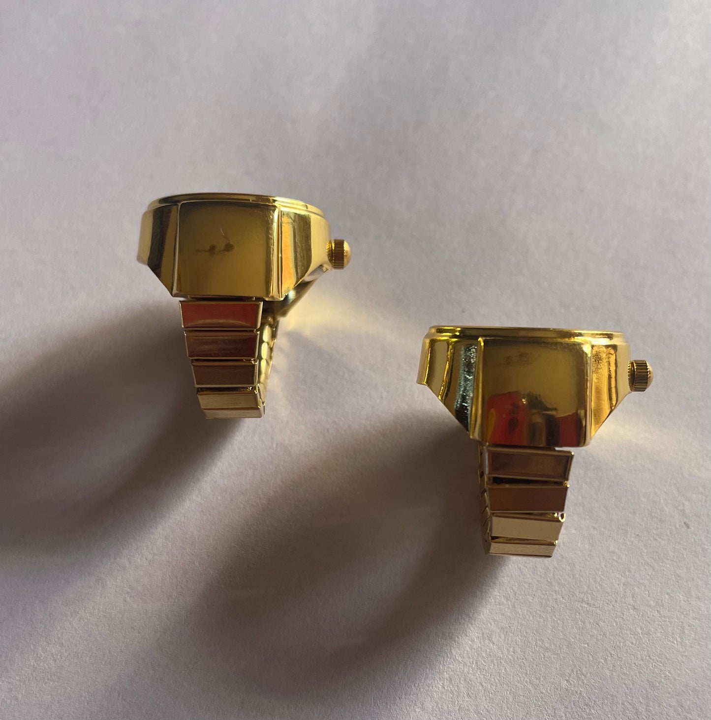 Mini Gold Watch Ring