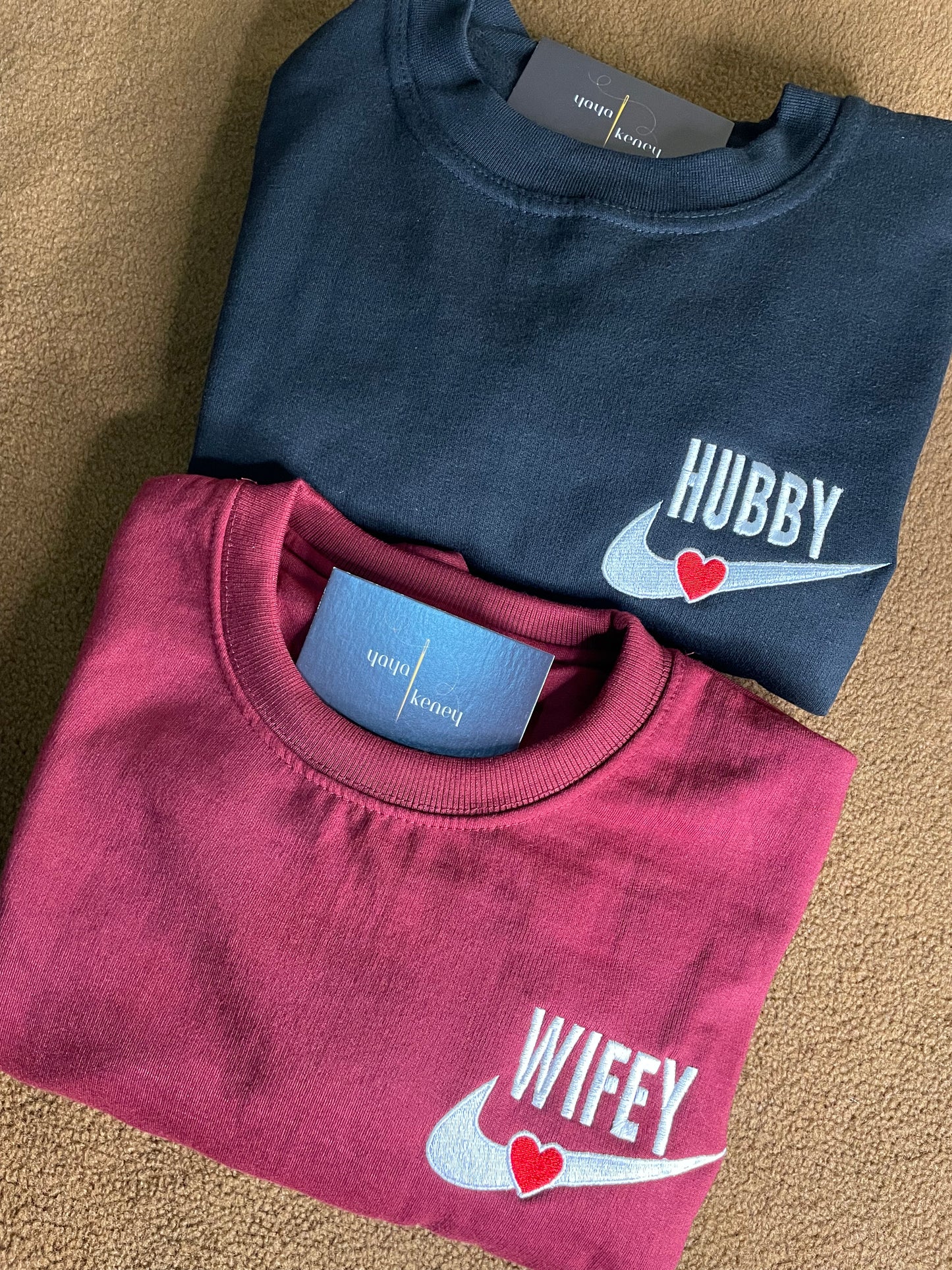 WIFEY x HUBBY Custom Crewneck