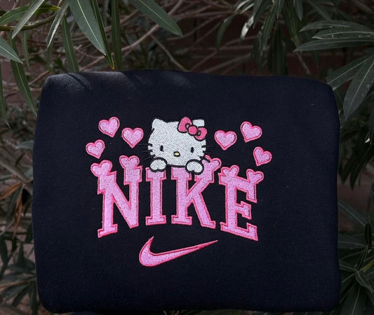 Embroidered Hello kitty kids hoodie