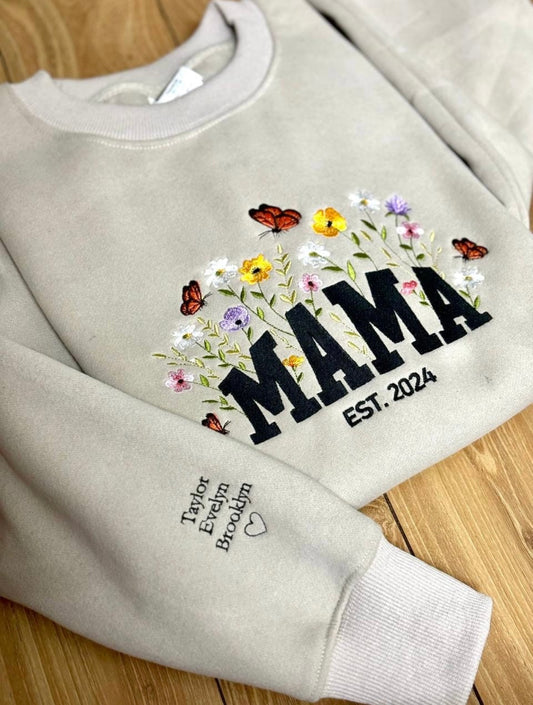 Floral MaMa Crewneck