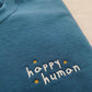 Happy Human embroidered Crewneck