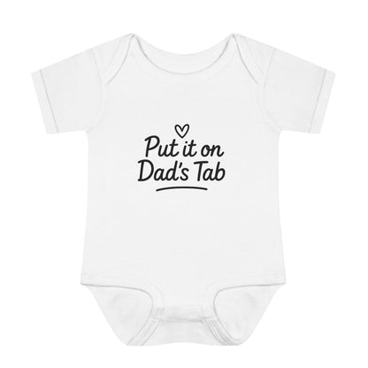 Put It On Dad’s Tab Onesie