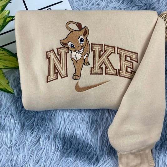 Simba X Nala Embroidered kids hoodie