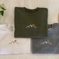 ￼ mountain and Sun embroidery Crewneck