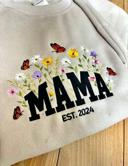 Floral MaMa Crewneck