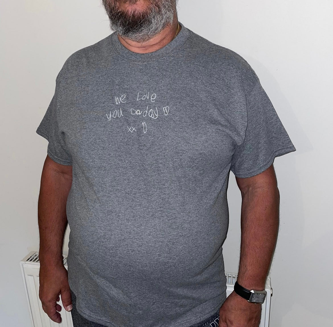 Custom Handwriting/ Note Embroidered T-Shirts