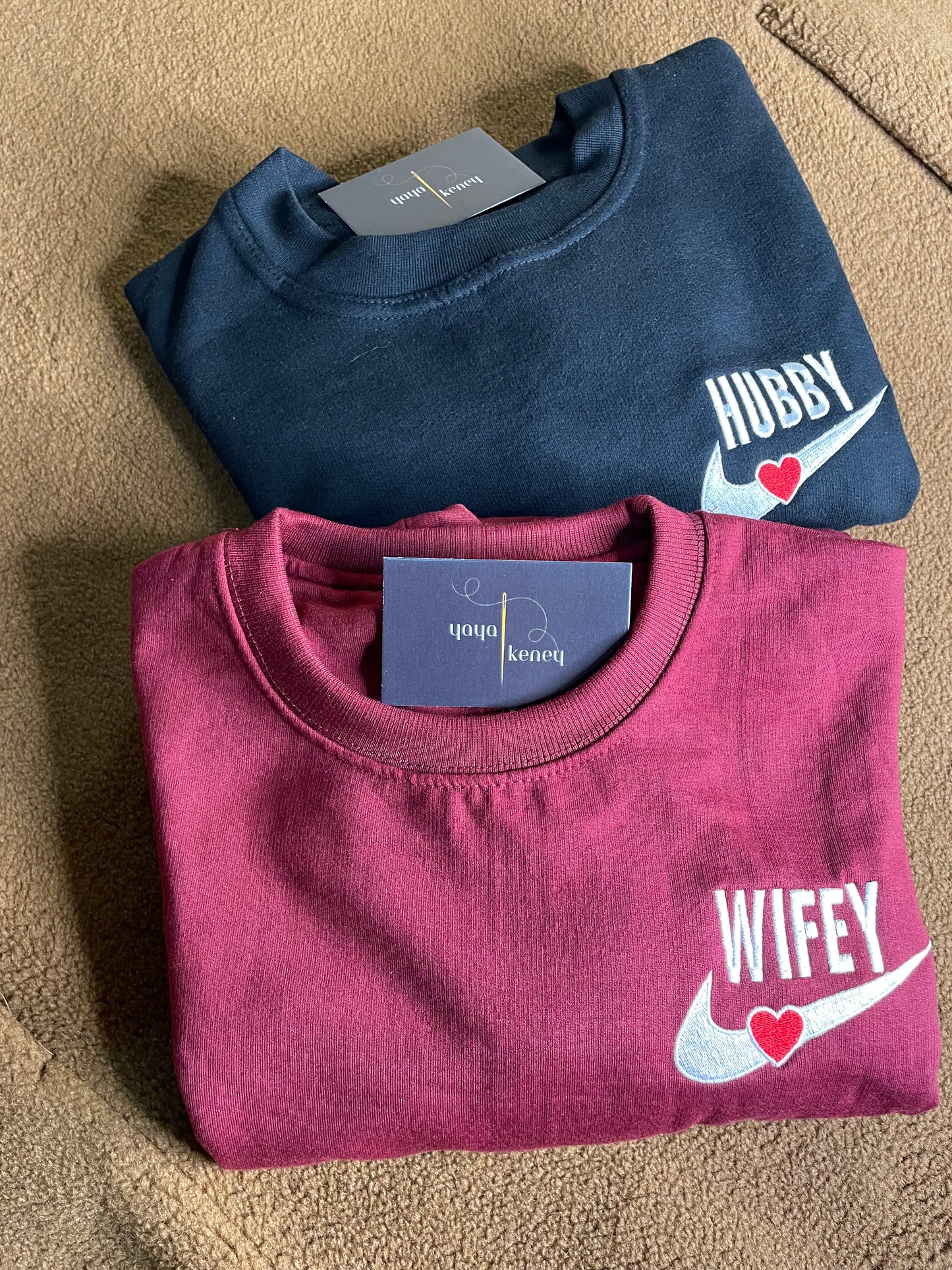 WIFEY x HUBBY Custom Crewneck