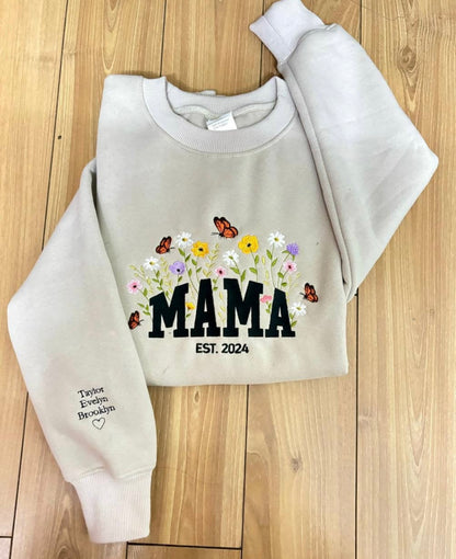 Floral MaMa Crewneck