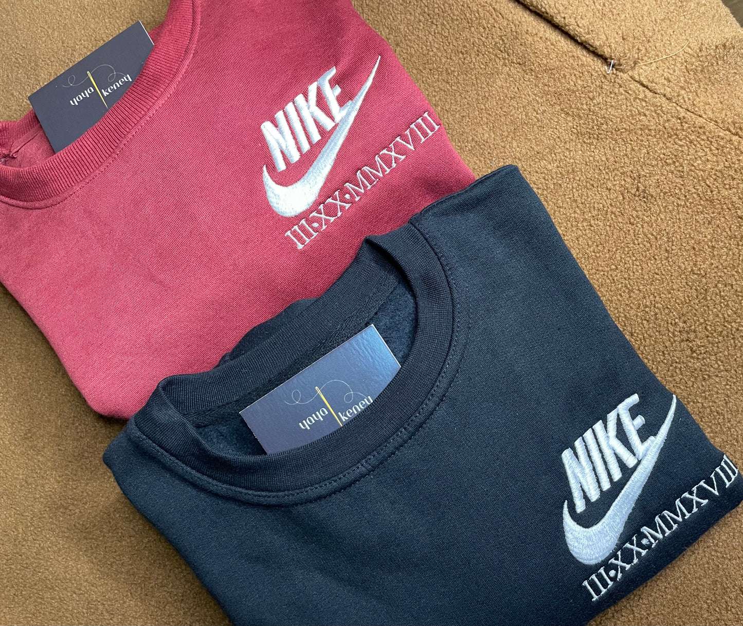 Custom Nike Roman Numeral Crewneck