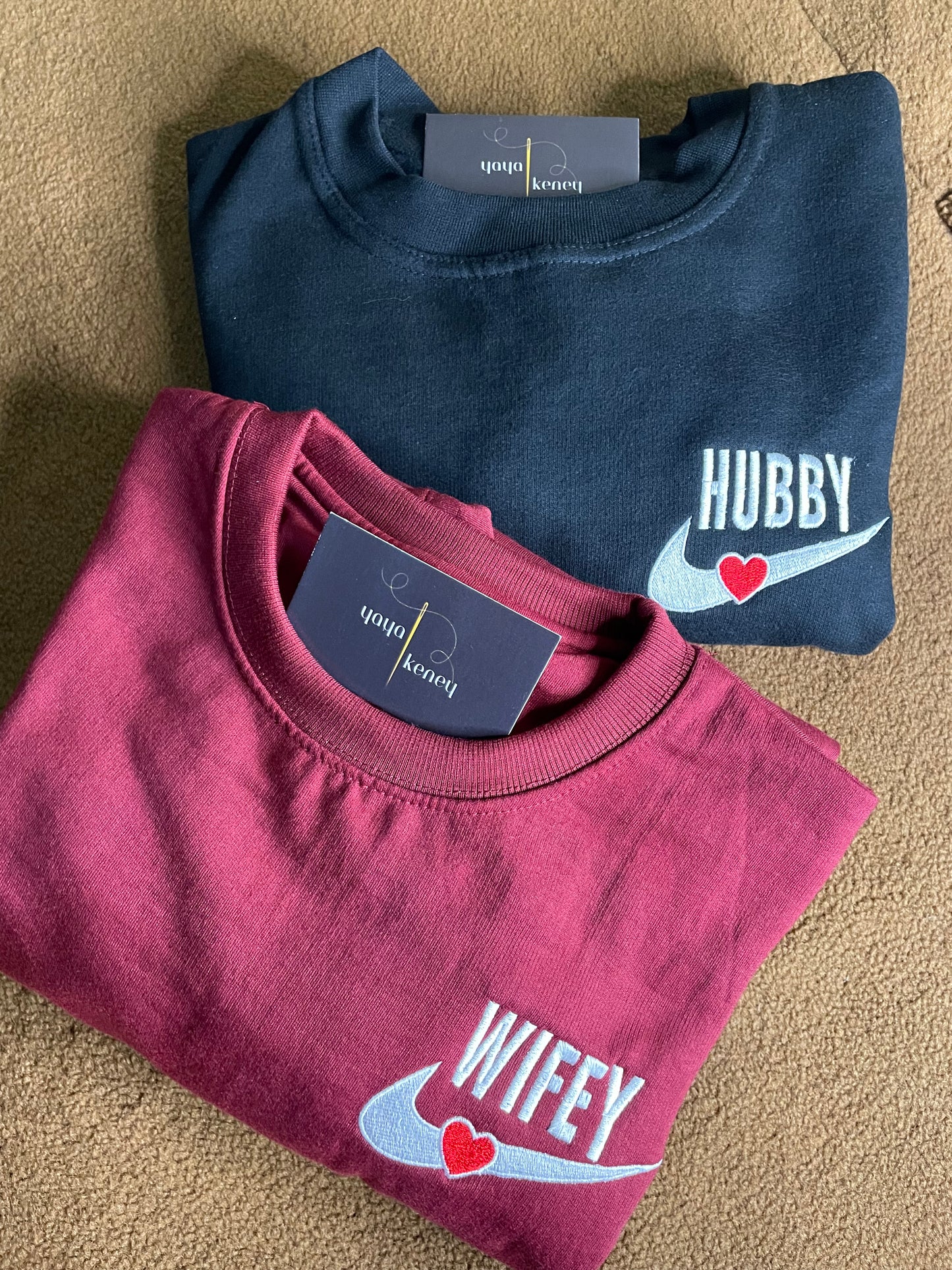 WIFEY x HUBBY Custom Crewneck