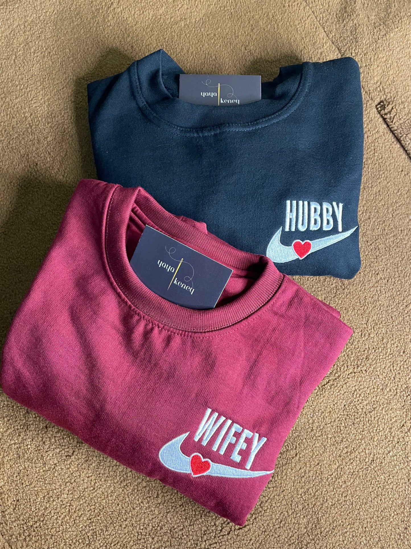 WIFEY x HUBBY Custom Crewneck