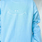 Wide Smile embroidered Crew neck