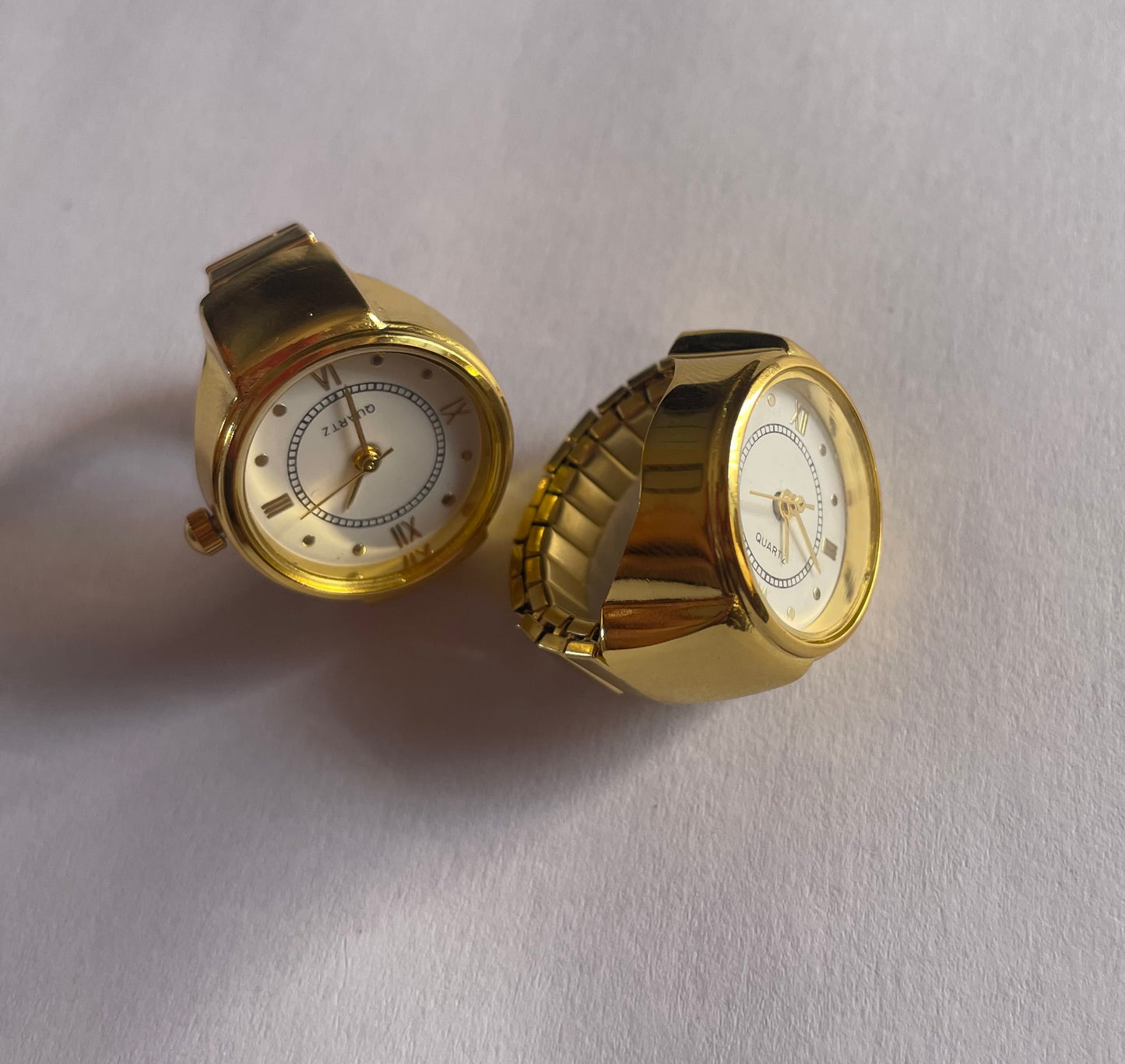 Mini Gold Watch Ring