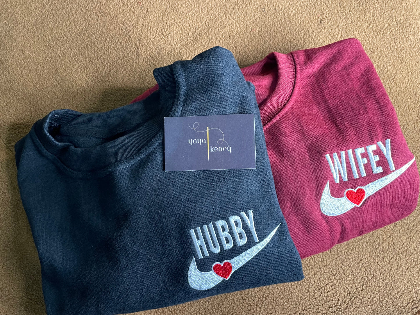 WIFEY x HUBBY Custom Crewneck