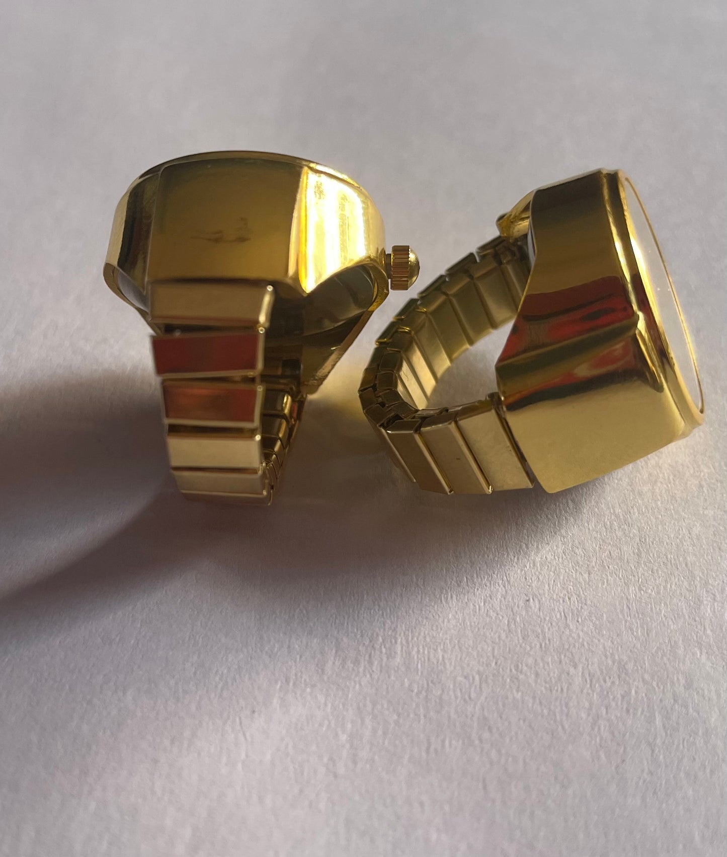 Mini Gold Watch Ring