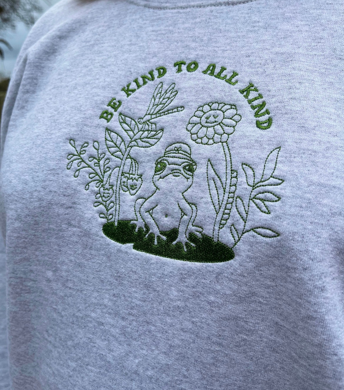 Be Kind to all Kind Embroidered Crewneck