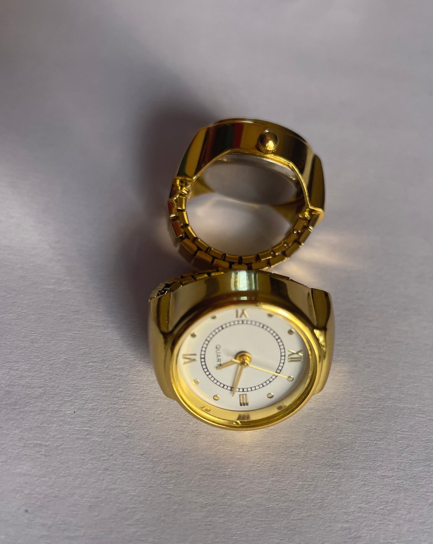 Mini Gold Watch Ring