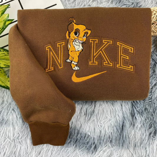 Simba X Nala Embroidered kids hoodie