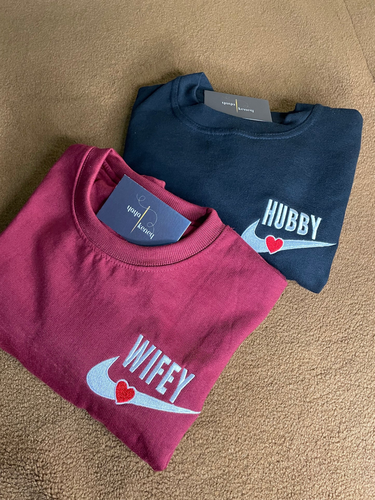 WIFEY x HUBBY Custom Crewneck