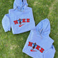 Kids spider man embroidered hoodies