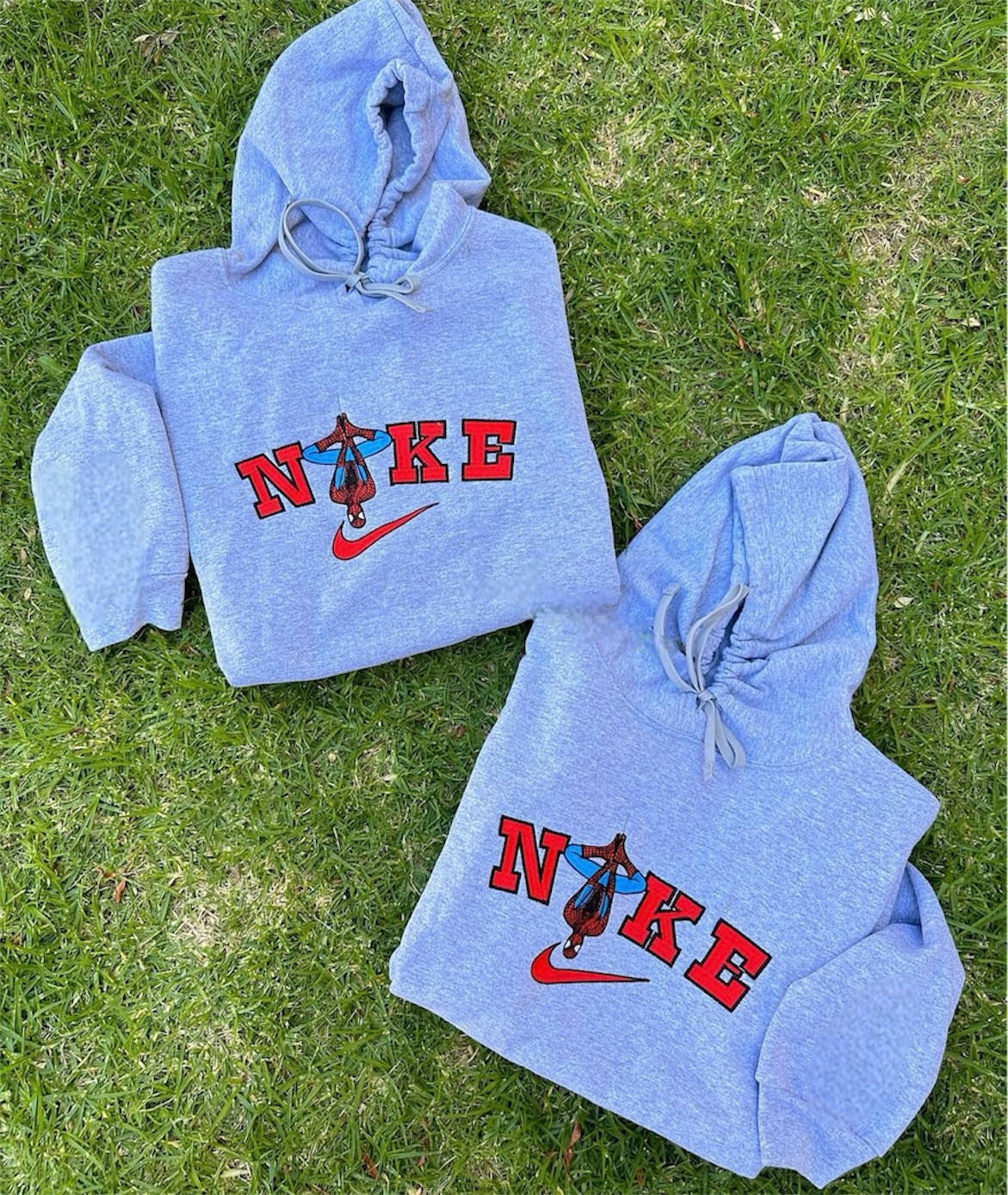 Kids spider man embroidered hoodies