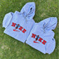 Kids spider man embroidered hoodies